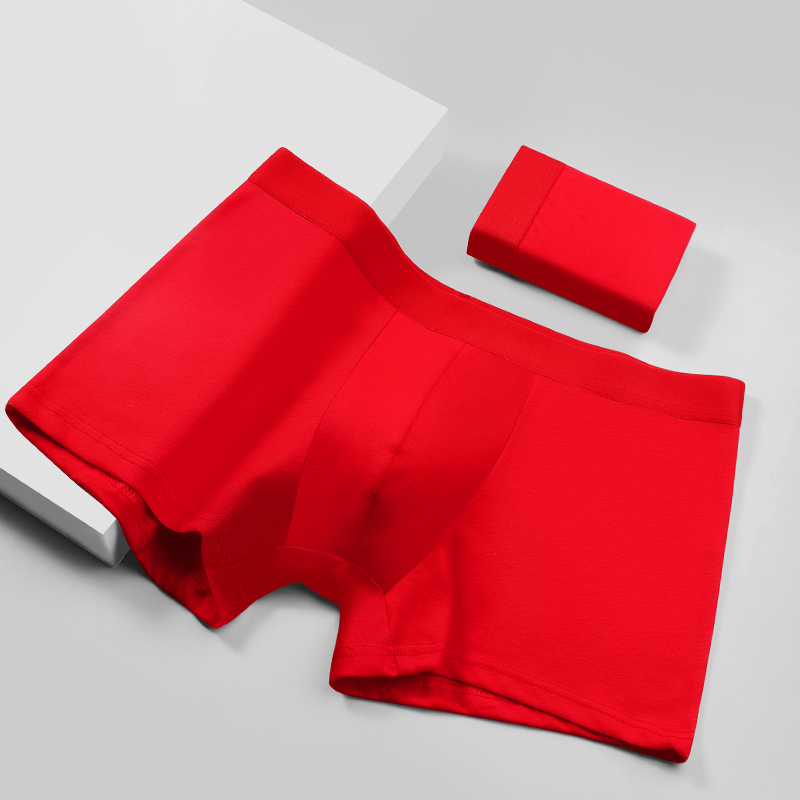 Men's 100% Cotton Red Boxer Br - đánh giá và giá Boxer Brief Pack Cotton